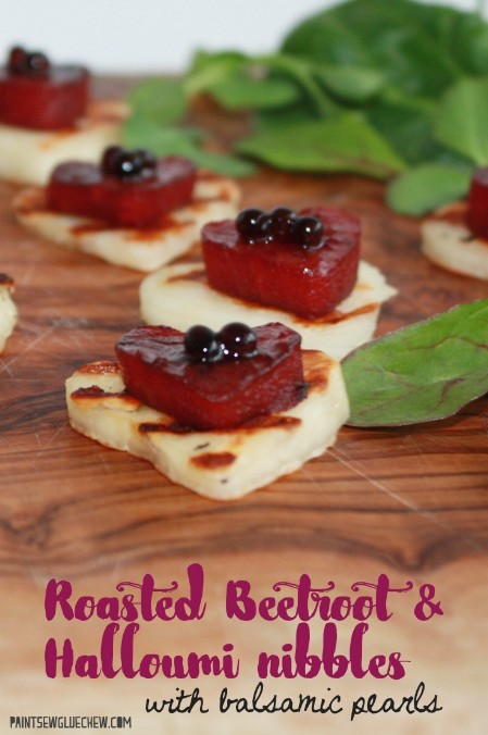 Beetroot with Halloumi