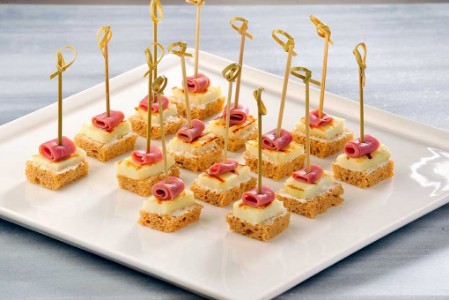 Halloumi canapes for Events