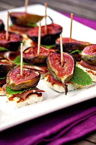 Fig with Halloumi