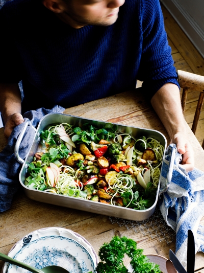 Jamie Oliver meal with Halloumi